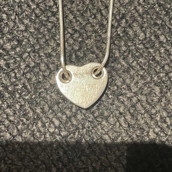 TIFFANY & CO.SterlingSilver 925 Heart Necklace made in Italy - Picture 3 of 13